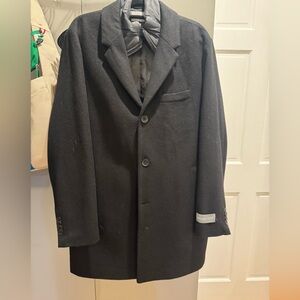 Michael Kors Black Wool Coat men